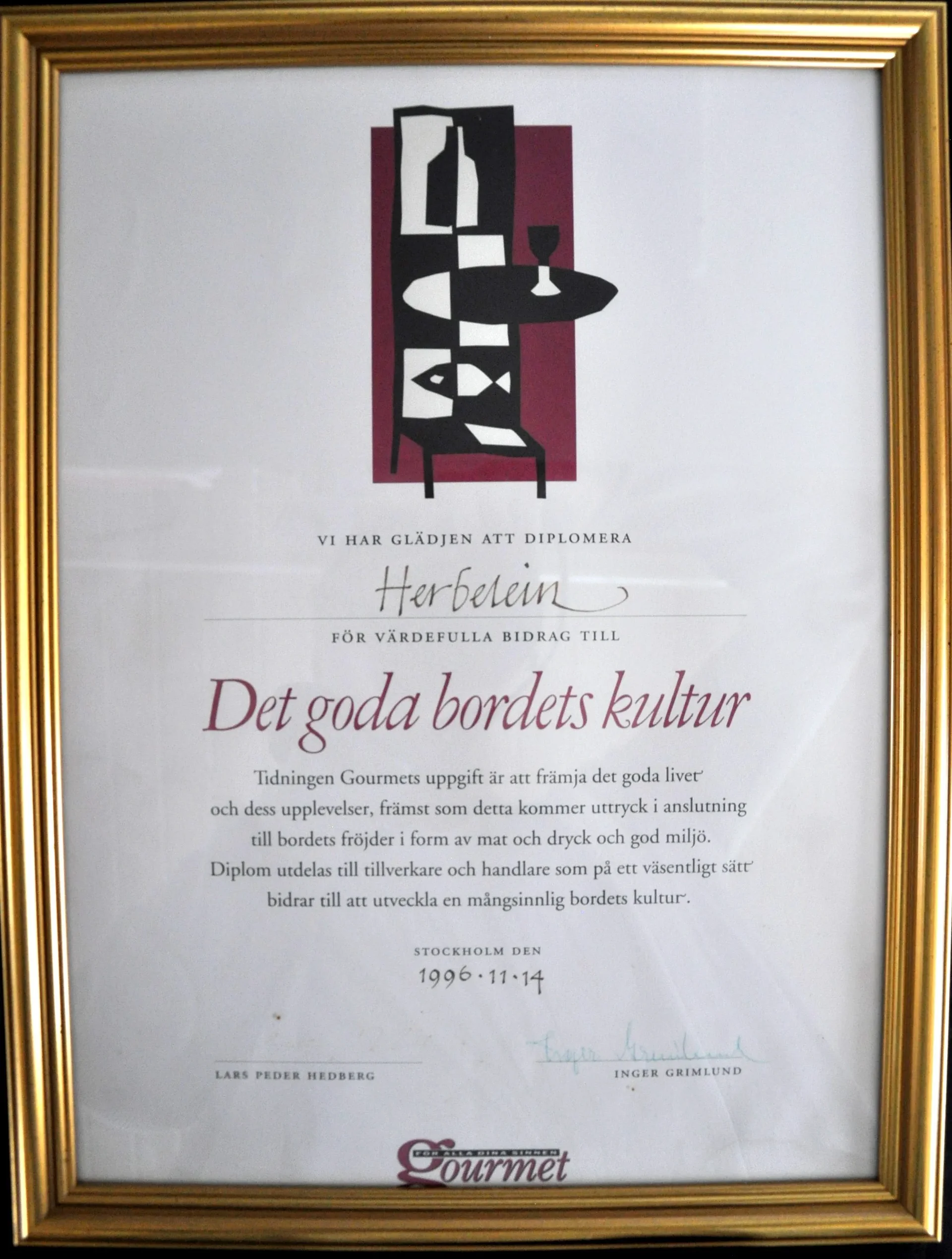 Diplom Gourmet – Det goda bordets kultur