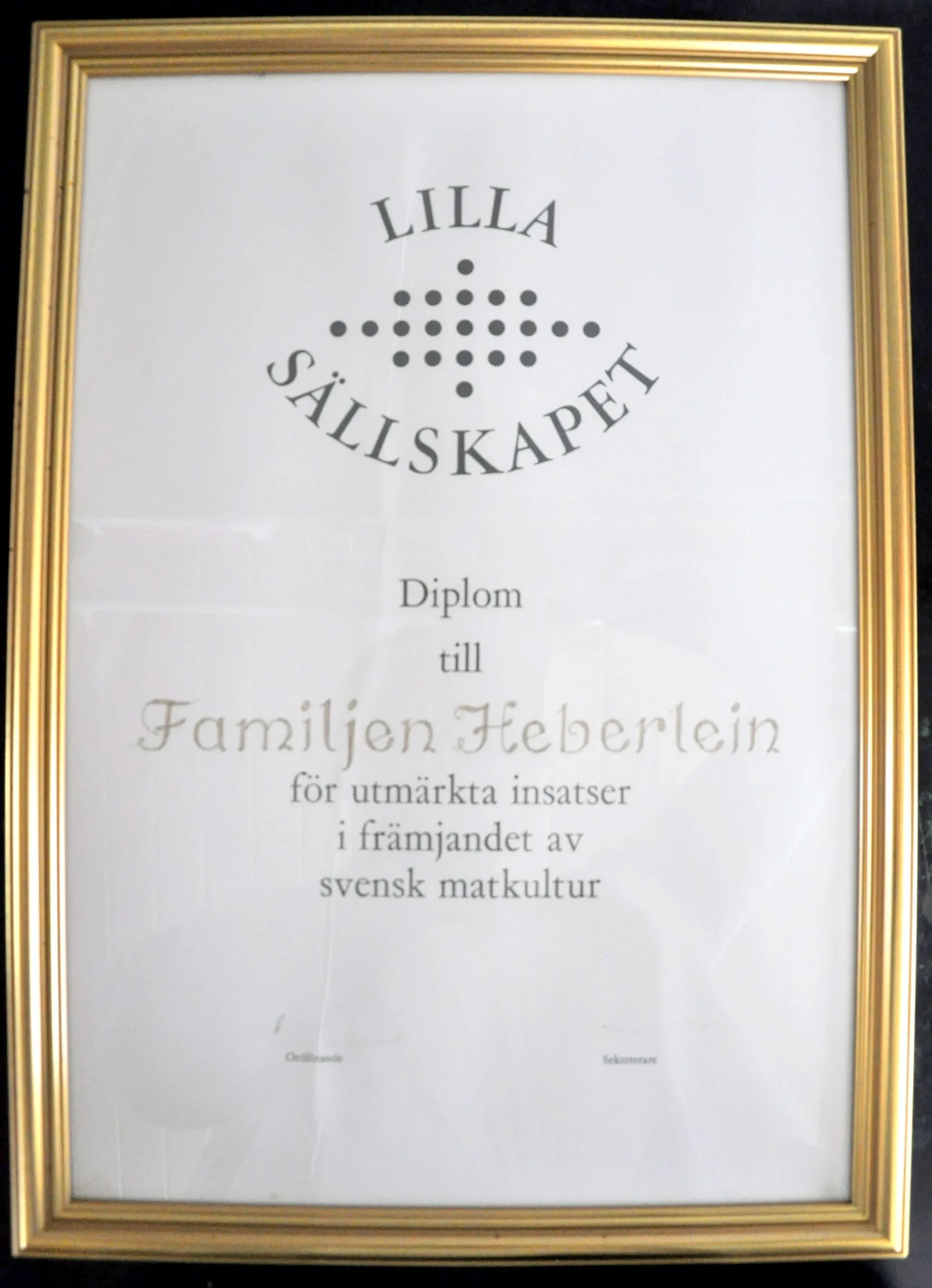 Diplom Lilla Sällskapet