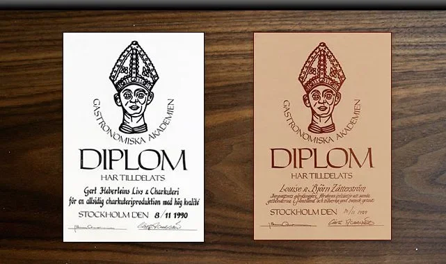 Diplom från Heberleins utmärkelser