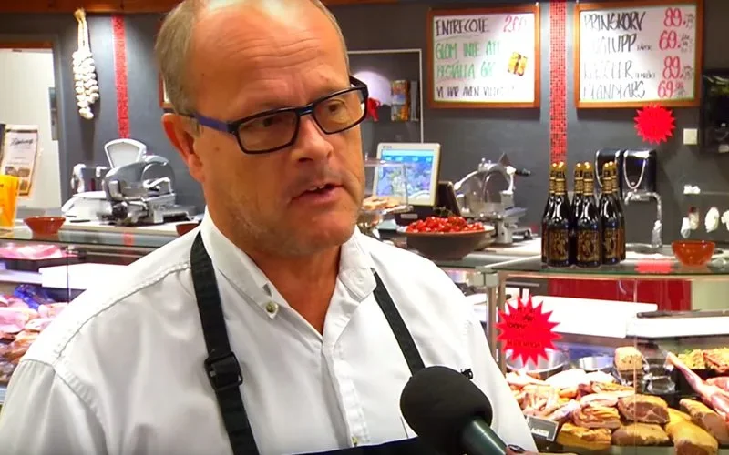 Stekt gås med sås